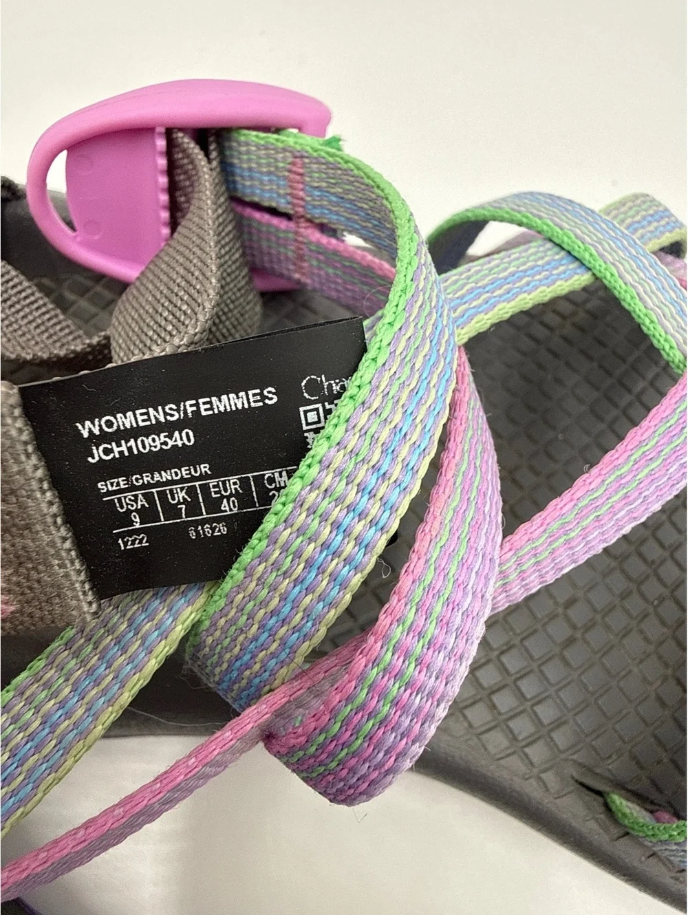 Chaco Women's Multicolor Adjustable Strap Sandals Size 9